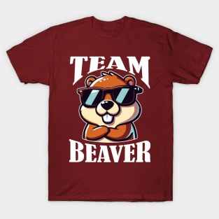 Team Beaver Funny T-Shirt